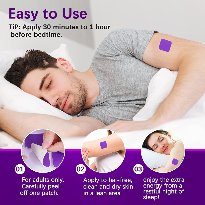 Glow Rest – Sleep Aid Patches for Deep Relaxation & Restful Sleep